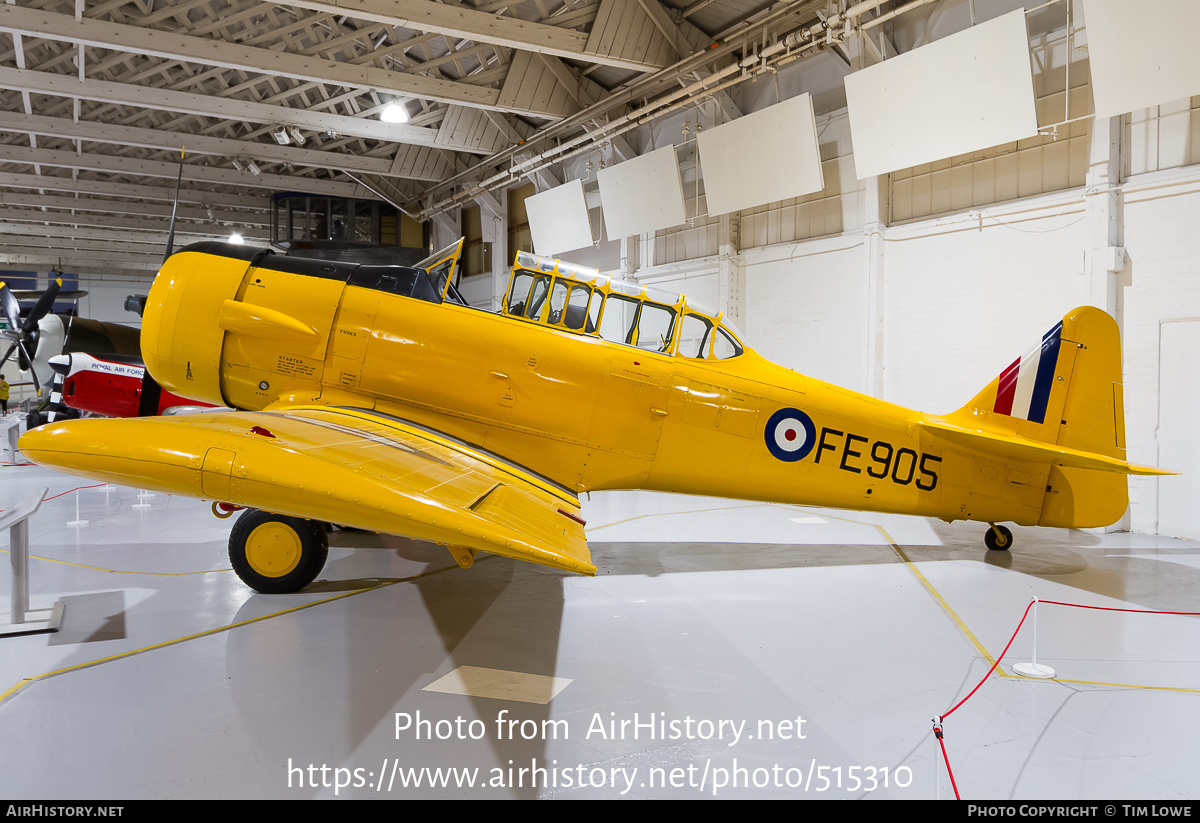 Aircraft Photo of FE905 | North American AT-16 Harvard IIB | UK - Air Force | AirHistory.net #515310