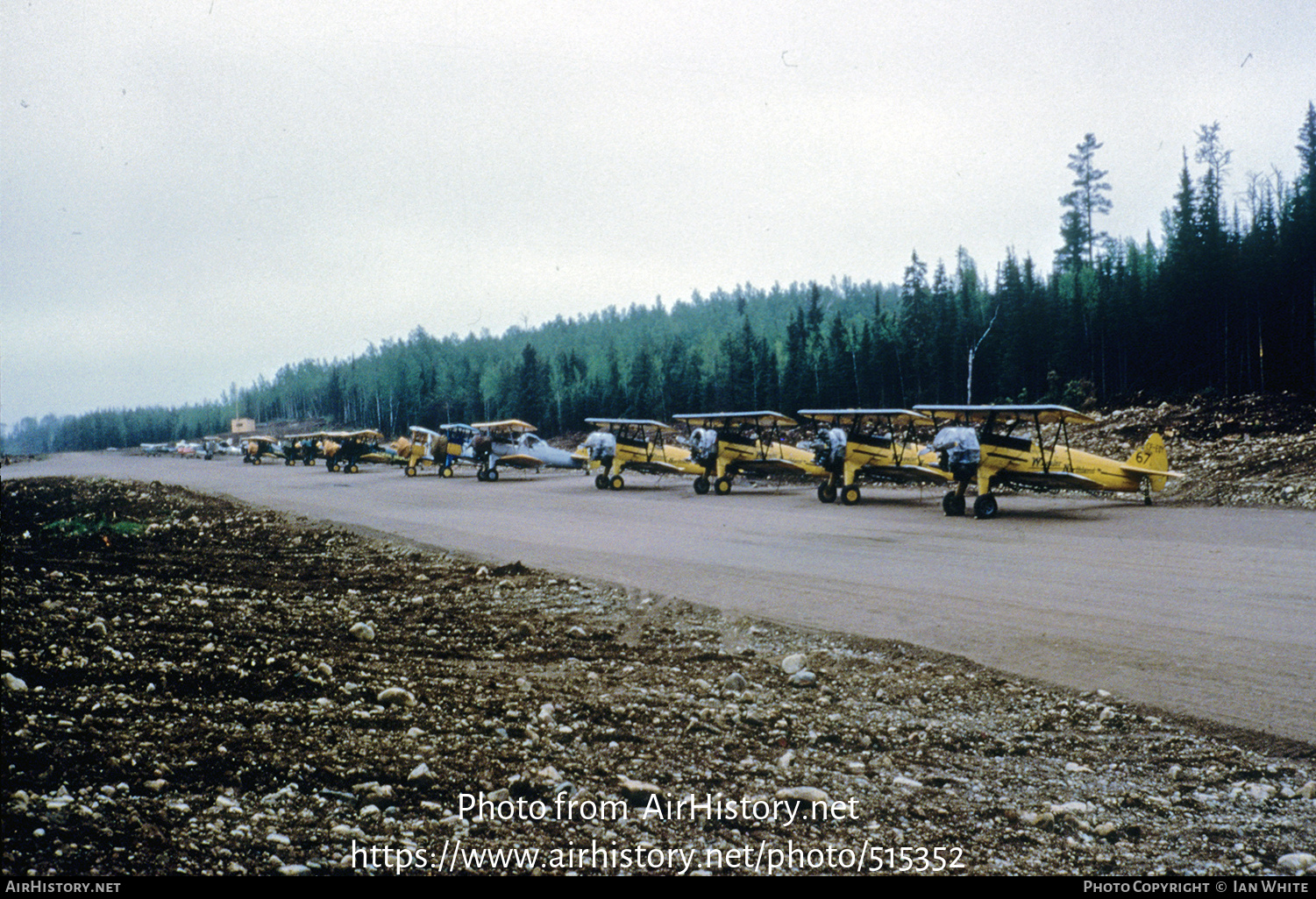 Aircraft Photo of CF-EQY | Stearman PT-13A Kaydet (A75) | AirHistory.net #515352