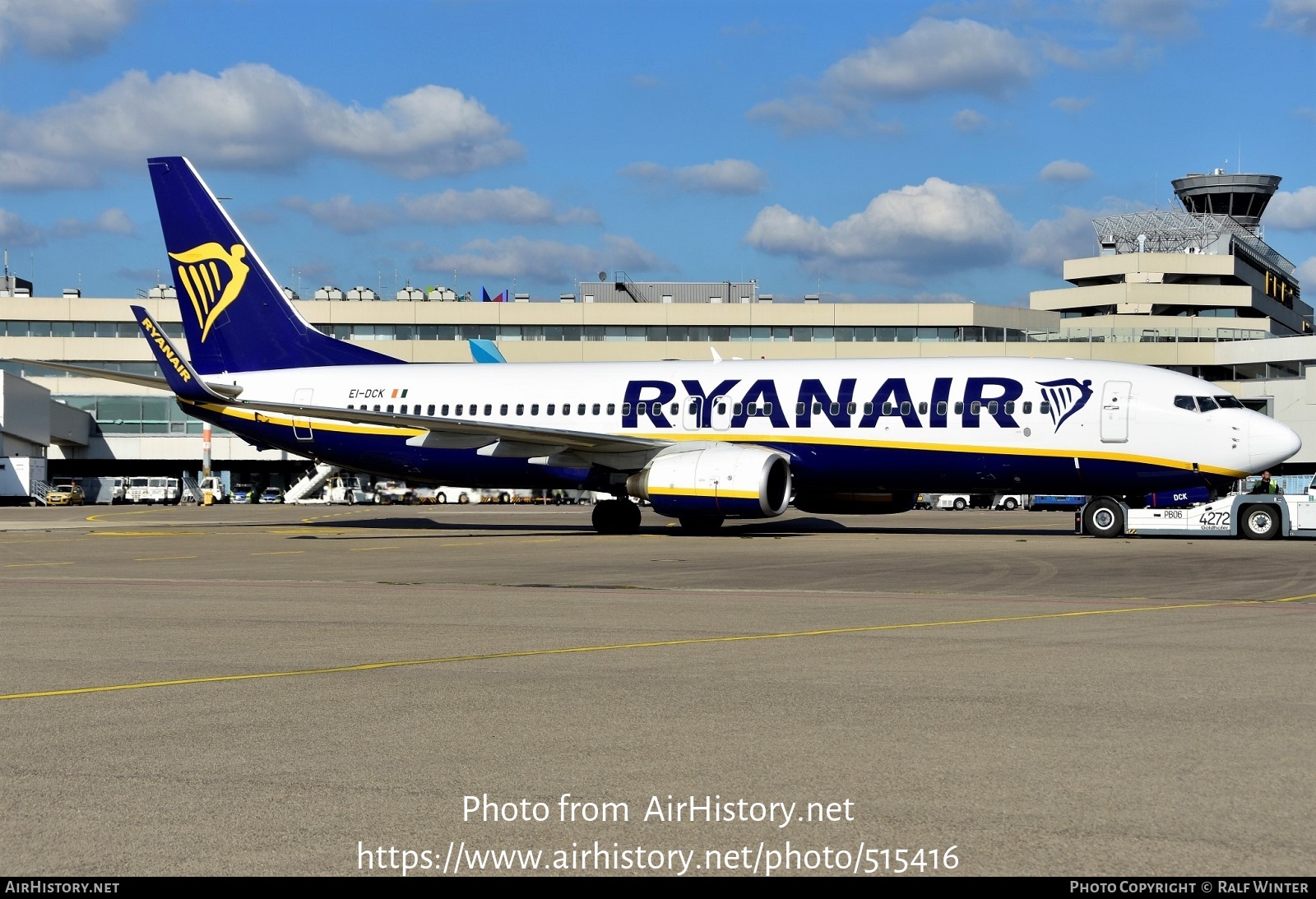 Aircraft Photo of EI-DCK | Boeing 737-8AS | Ryanair | AirHistory.net #515416