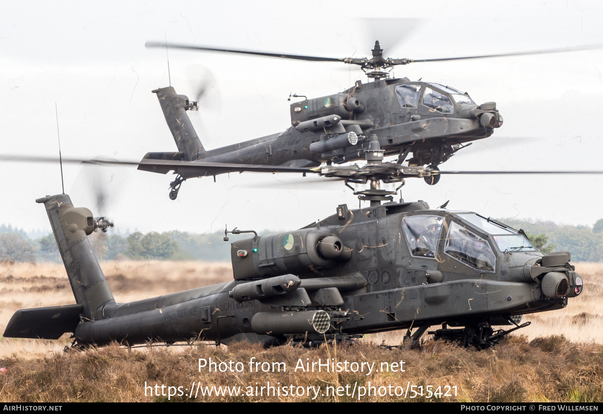 Aircraft Photo of Q-13 | Boeing AH-64D Apache | Netherlands - Air Force | AirHistory.net #515421