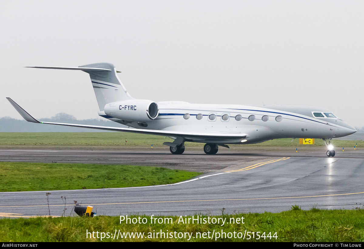 Aircraft Photo of C-FYRC | Gulfstream Aerospace G650ER (G-VI) | AirHistory.net #515444