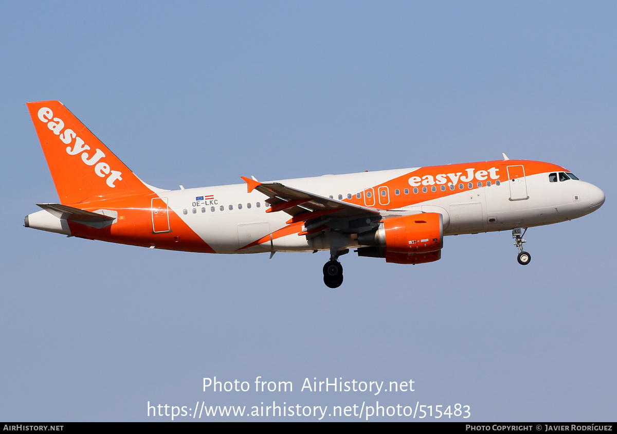 Aircraft Photo of OE-LKC | Airbus A319-111 | EasyJet | AirHistory.net #515483