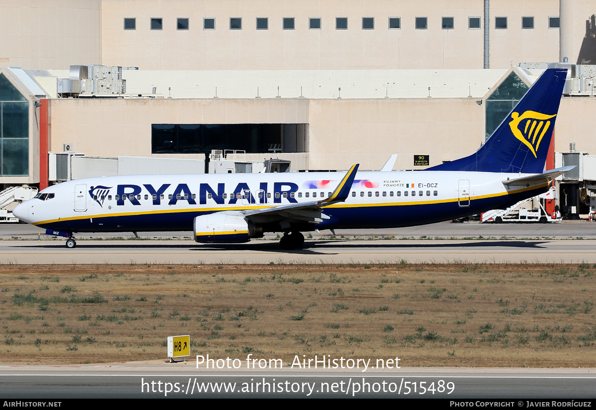 Aircraft Photo of EI-DCZ | Boeing 737-8AS | Ryanair | AirHistory.net #515489