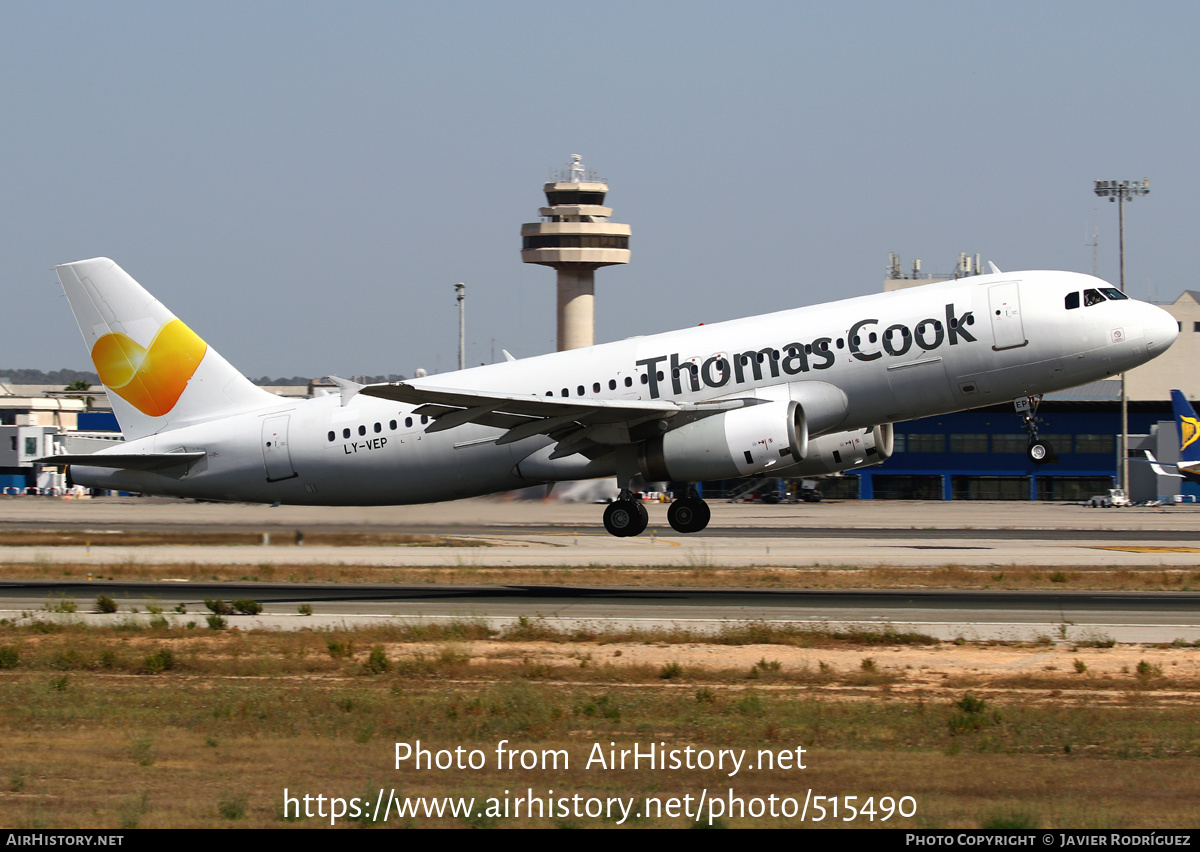 Aircraft Photo of LY-VEP | Airbus A320-233 | Thomas Cook Airlines | AirHistory.net #515490