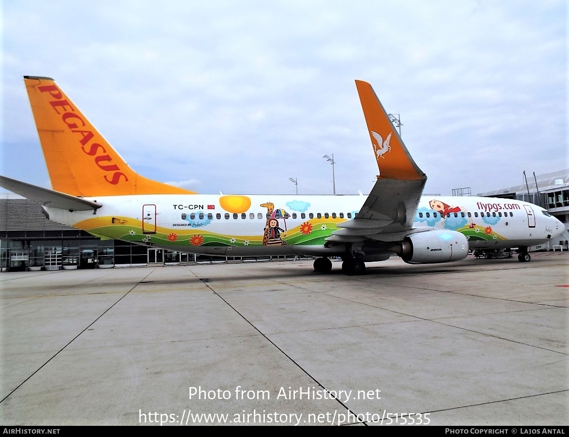 Aircraft Photo of TC-CPN | Boeing 737-82R | Pegasus Airlines | AirHistory.net #515535