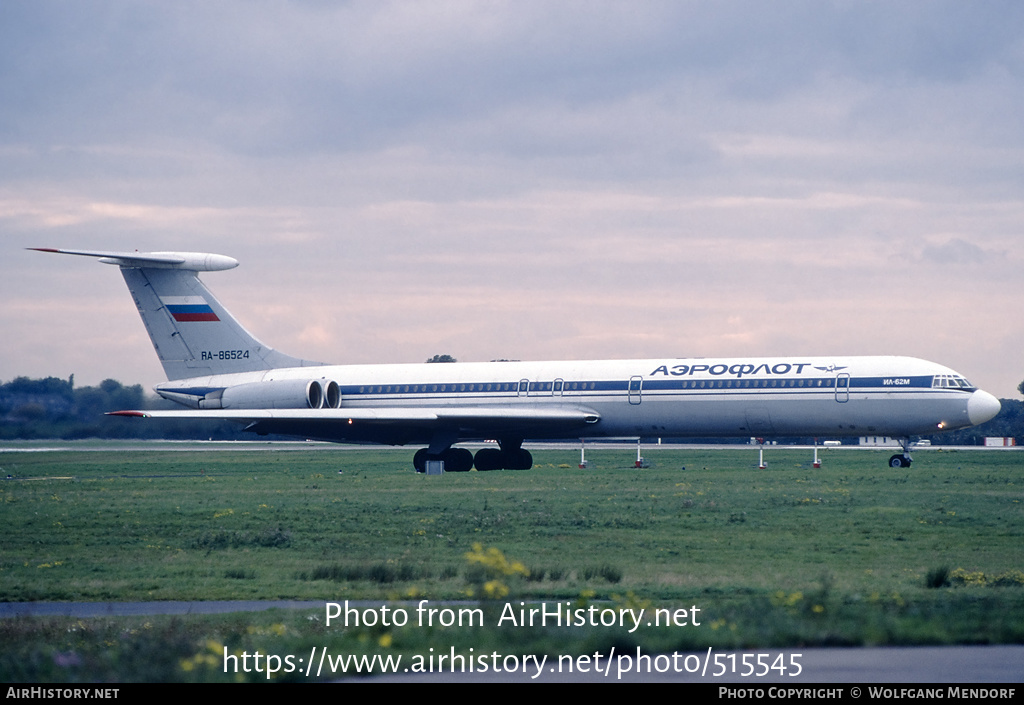 Aircraft Photo of RA-86524 | Ilyushin Il-62M | Aeroflot | AirHistory.net #515545