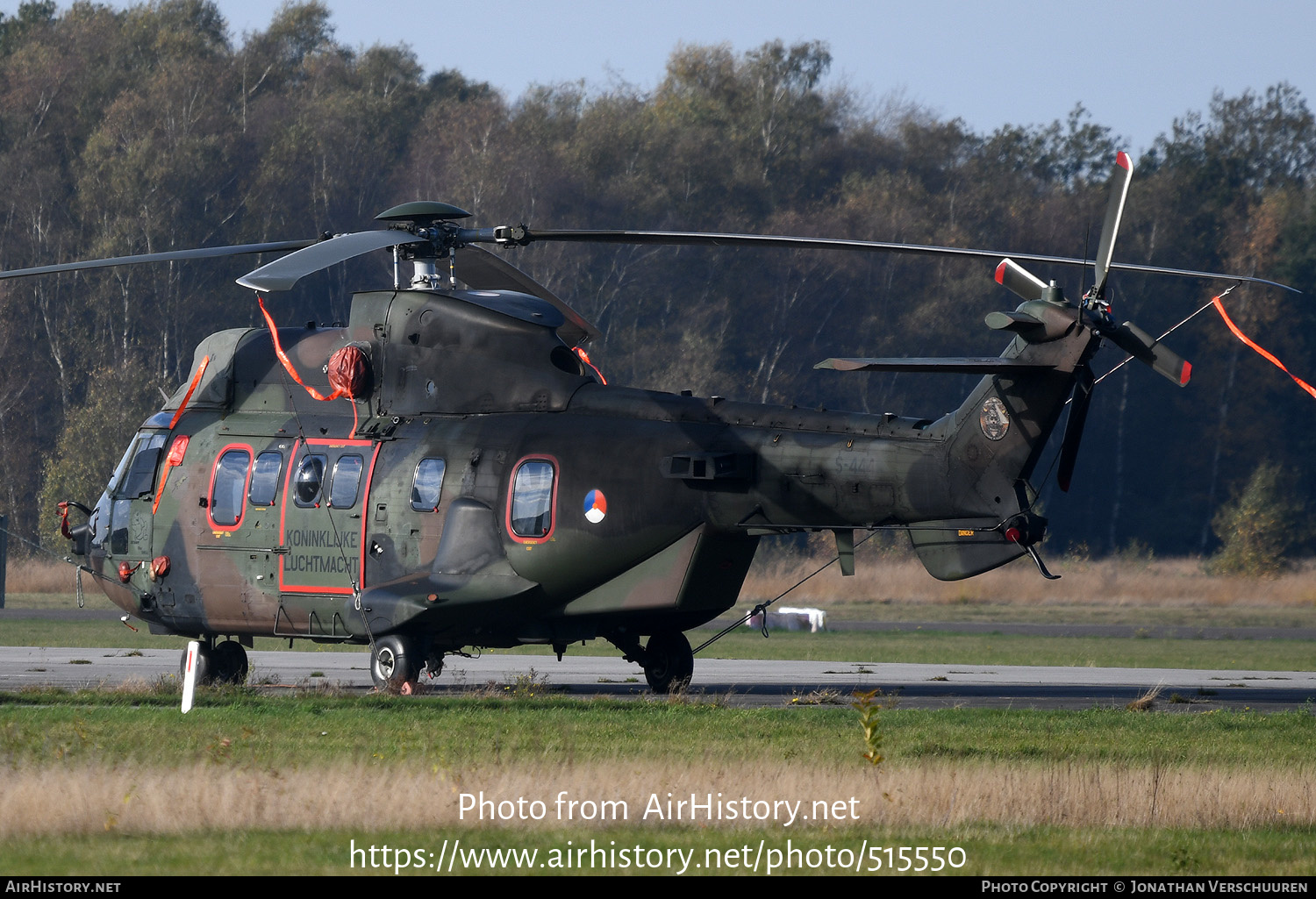 Aircraft Photo of S-444 | Eurocopter AS-532U2 Cougar Mk2 | Netherlands - Air Force | AirHistory.net #515550