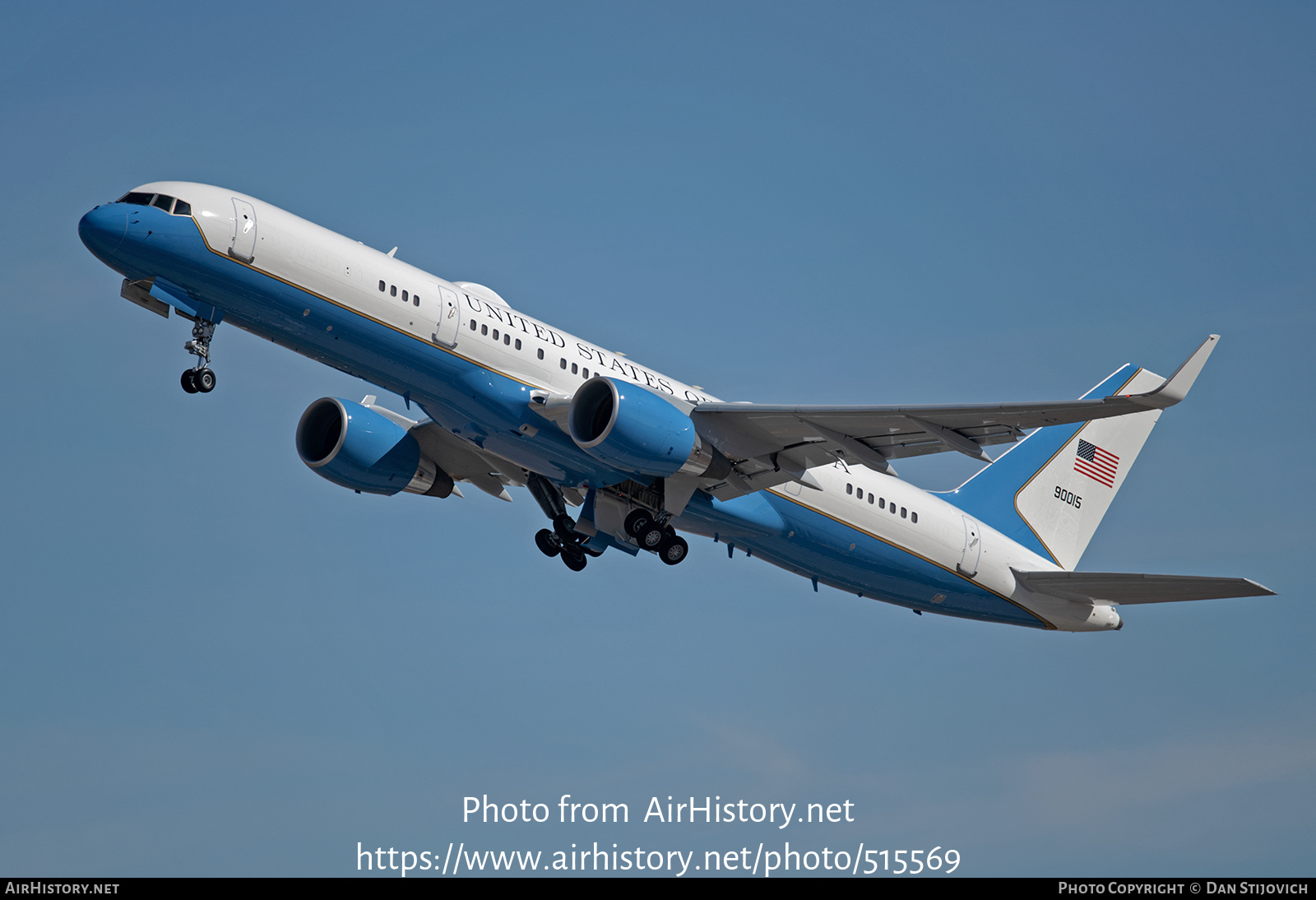 Aircraft Photo of 09-0015 / 90015 | Boeing C-32A (757-200) | USA - Air Force | AirHistory.net #515569