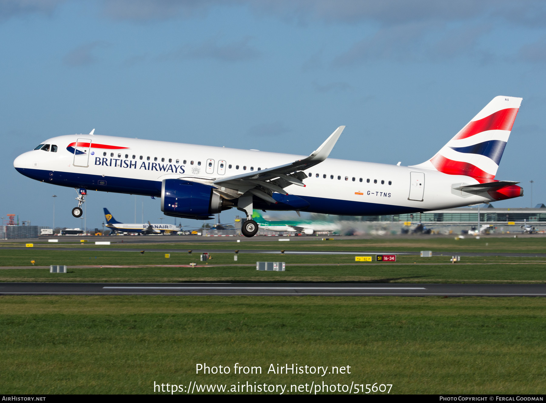 Aircraft Photo of G-TTNS | Airbus A320-251N | British Airways | AirHistory.net #515607