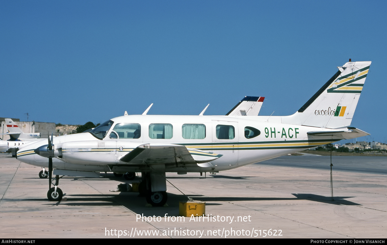 Aircraft Photo of 9H-ACF | Piper PA-31-310 Navajo B | Excelair | AirHistory.net #515622