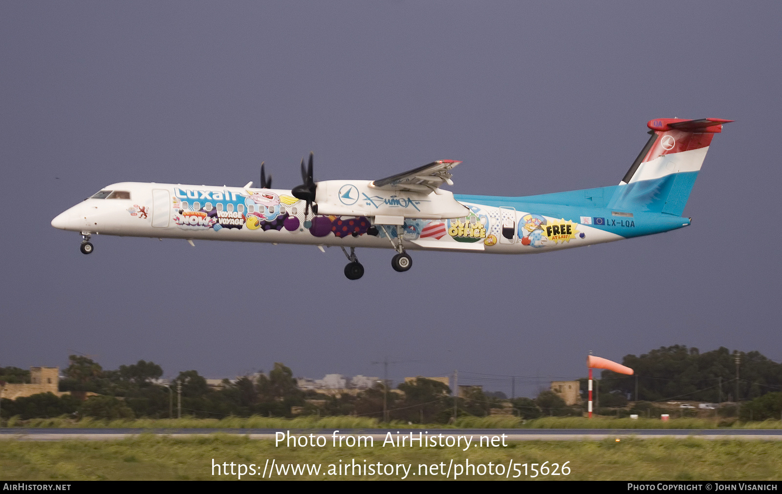 Aircraft Photo of LX-LQA | Bombardier DHC-8-402 Dash 8 | Luxair | AirHistory.net #515626