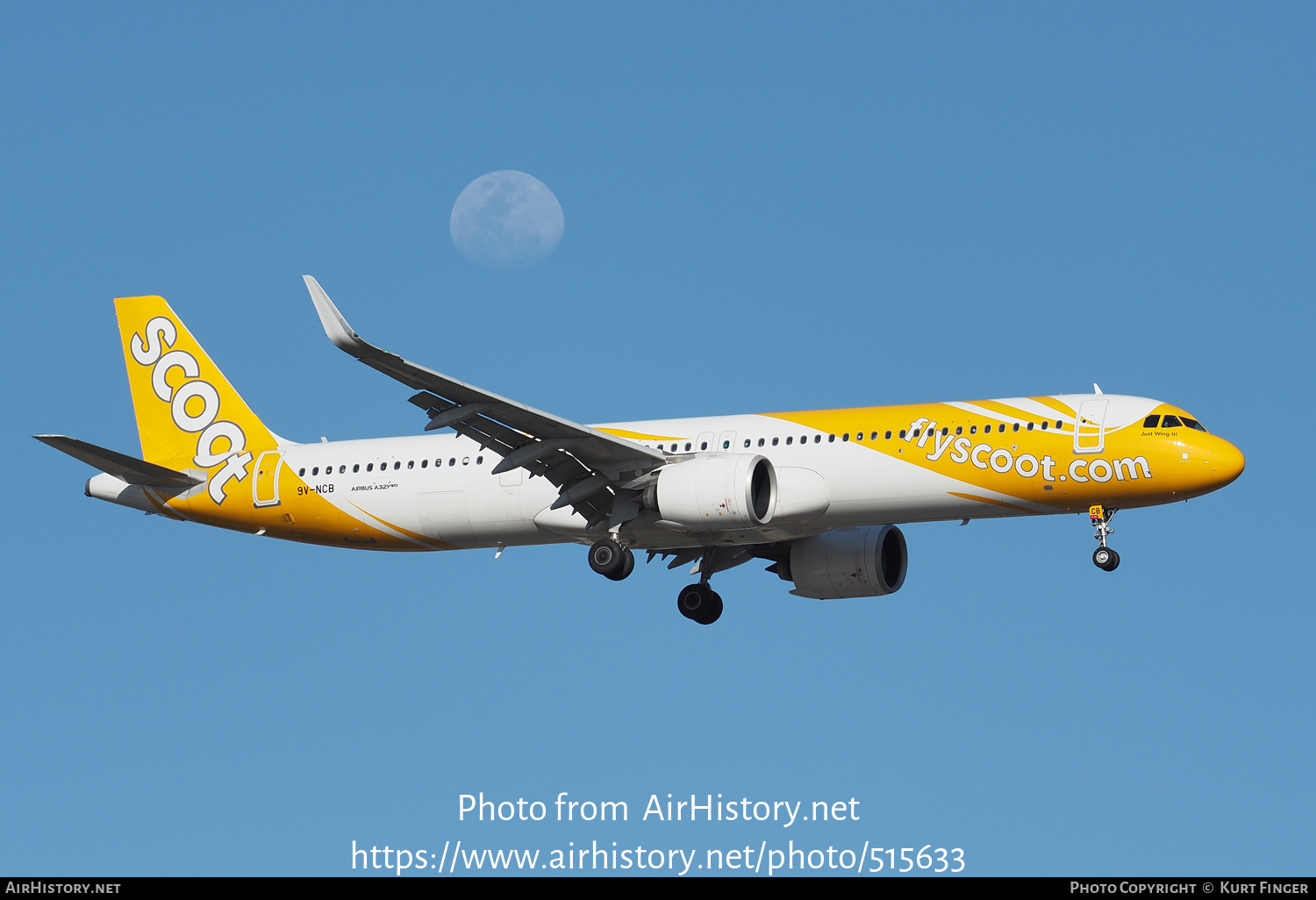 Aircraft Photo of 9V-NCB | Airbus A321-251NX | Scoot | AirHistory.net #515633