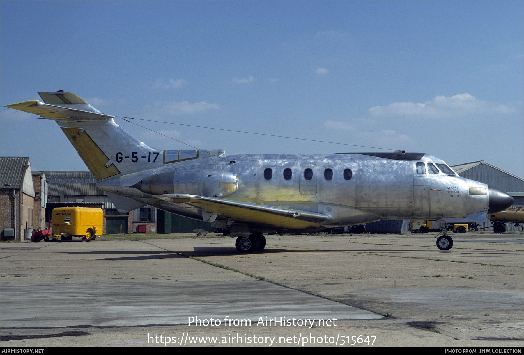 Aircraft Photo of G-5-17 | Hawker Siddeley HS-125-400B | AirHistory.net #515647