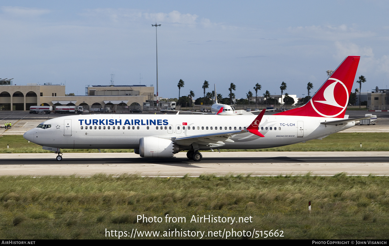 Aircraft Photo of TC-LCH | Boeing 737-8 Max 8 | Turkish Airlines | AirHistory.net #515662