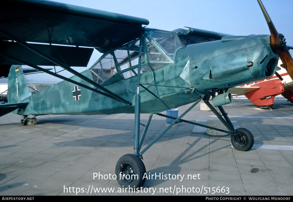 Aircraft Photo of D-EMIL | Morane-Saulnier MS.500 Criquet | Germany - Air Force | AirHistory.net #515663