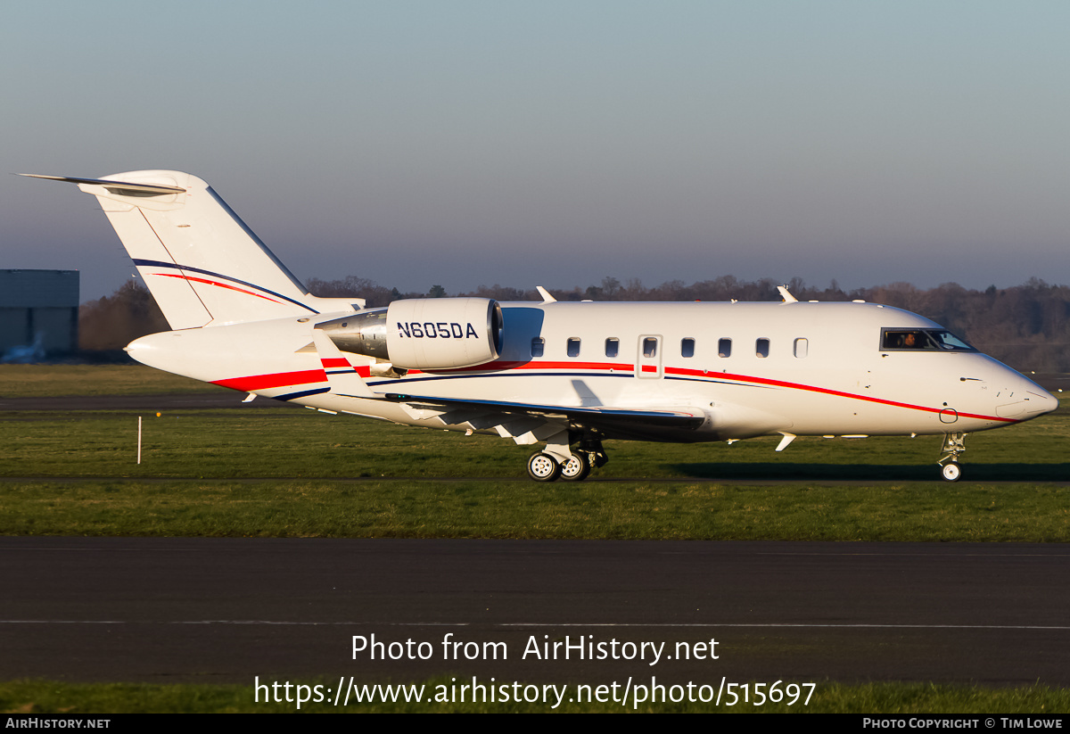 Aircraft Photo of N605DA | Bombardier Challenger 605 (CL-600-2B16) | AirHistory.net #515697