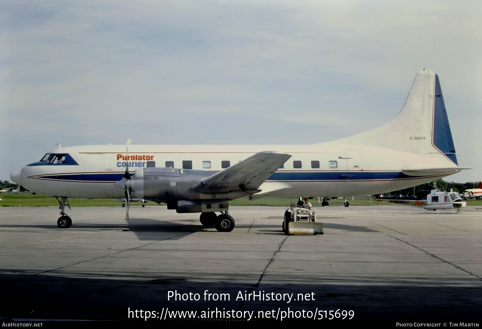 Aircraft Photo of C-GKFY | Convair 580/F | Purolator Courier | AirHistory.net #515699