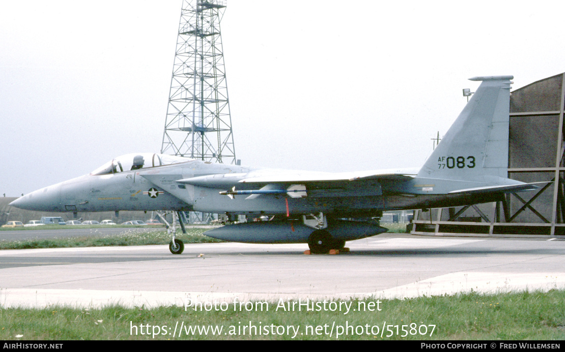 Aircraft Photo of 77-0083 / AF77-083 | McDonnell Douglas F-15A Eagle | USA - Air Force | AirHistory.net #515807