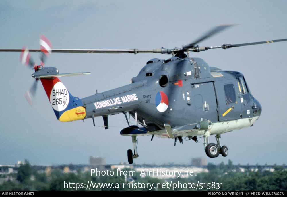 Aircraft Photo of 265 | Westland SH-14D Lynx (WG-13) | Netherlands - Navy | AirHistory.net #515831