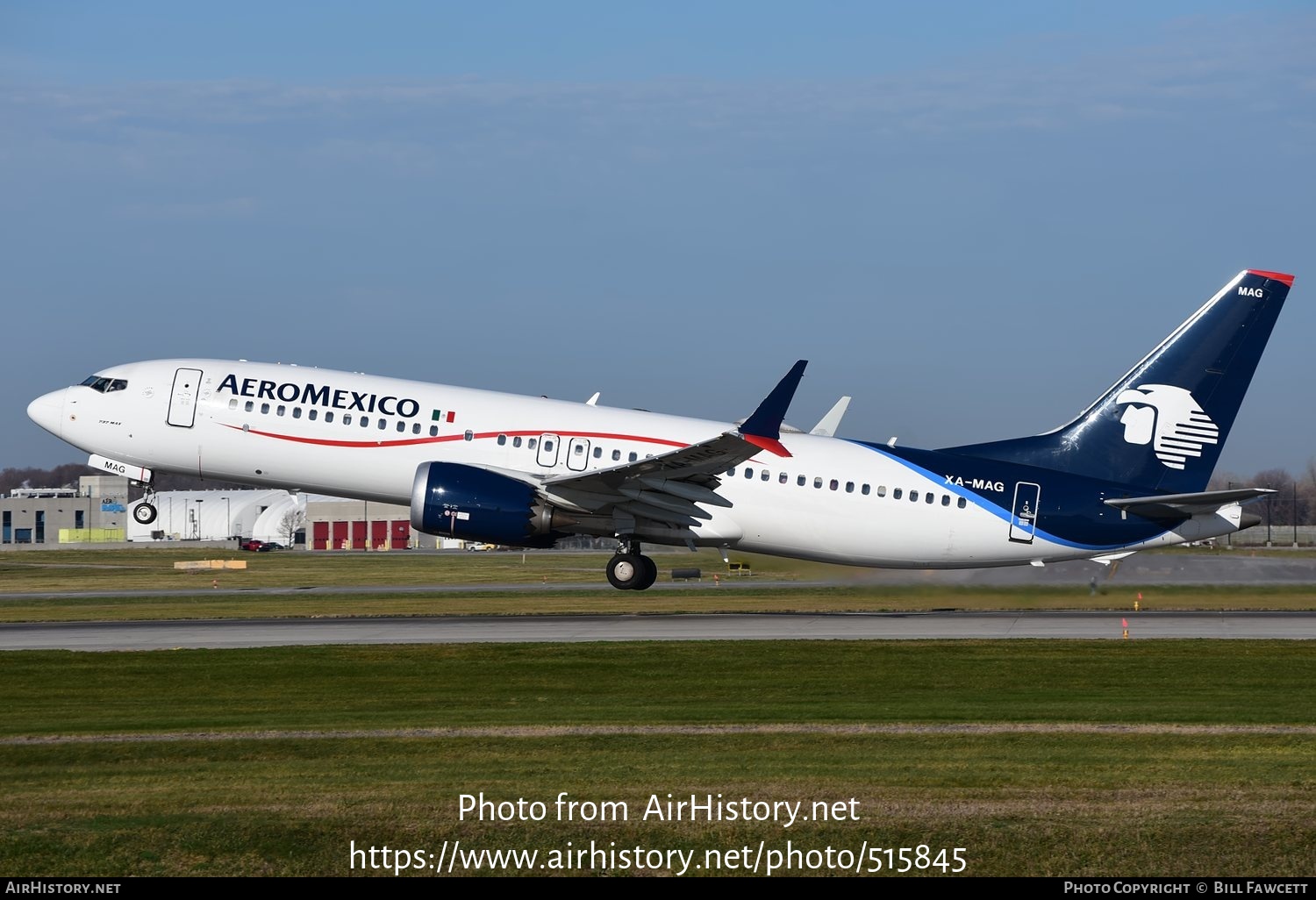 Aircraft Photo of XA-MAG | Boeing 737-8 Max 8 | AeroMéxico | AirHistory.net #515845