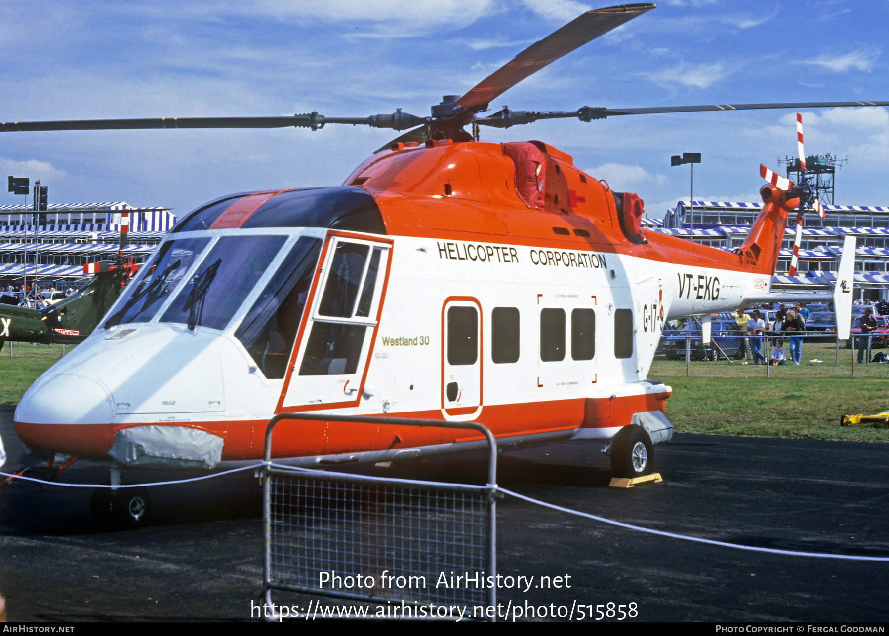 Aircraft Photo of VT-EKG / G-17-9 | Westland WG-30-100-60 | Helicopter Corporation | AirHistory.net #515858