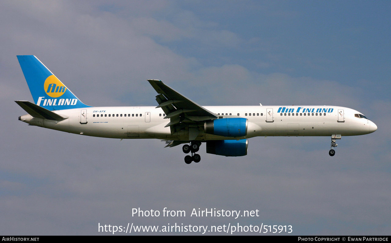 Aircraft Photo of OH-AFK | Boeing 757-28A | Air Finland | AirHistory.net #515913