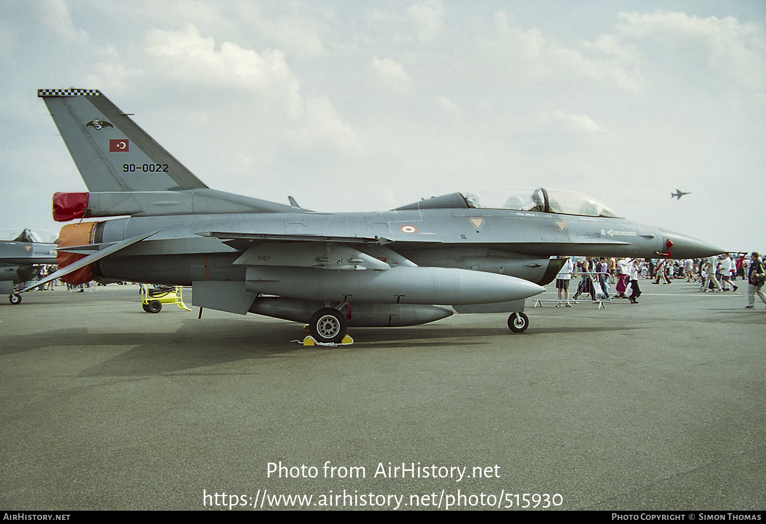 Aircraft Photo of 90-0022 | General Dynamics F-16DG Fighting Falcon | Turkey - Air Force | AirHistory.net #515930