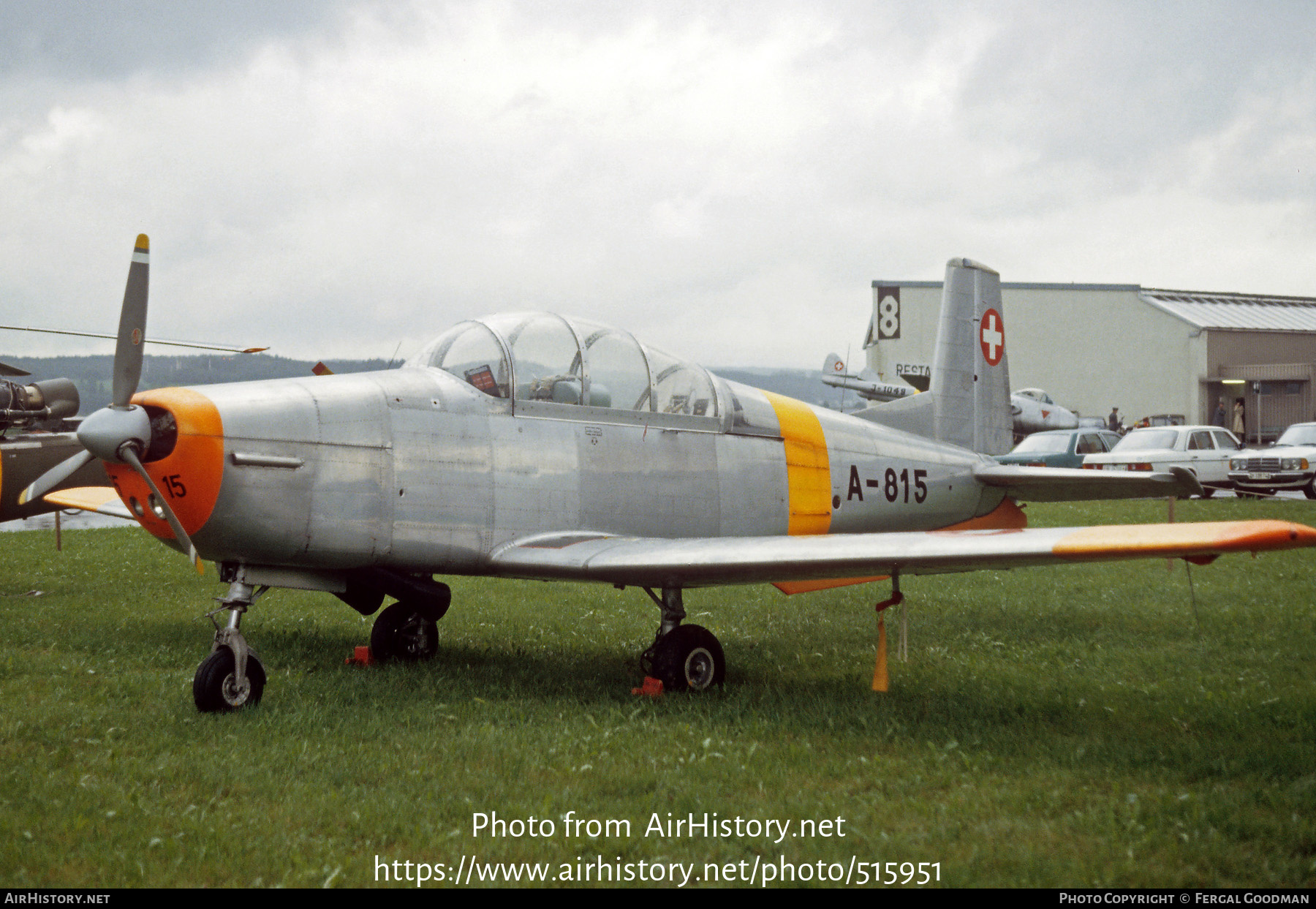 Aircraft Photo of A-815 | Pilatus P-3-05 | Switzerland - Air Force | AirHistory.net #515951