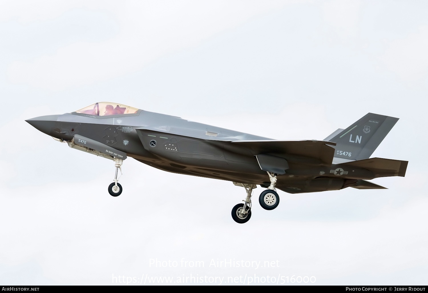 Aircraft Photo of 19-5476 | Lockheed Martin F-35A Lightning II | USA - Air Force | AirHistory.net #516000