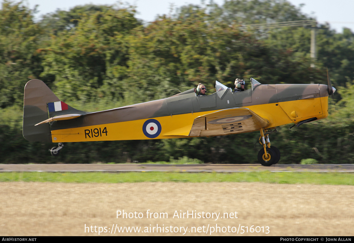 Aircraft Photo of G-AHUJ / R1914 | Miles M.14A Hawk Trainer 3 | UK - Air Force | AirHistory.net #516013