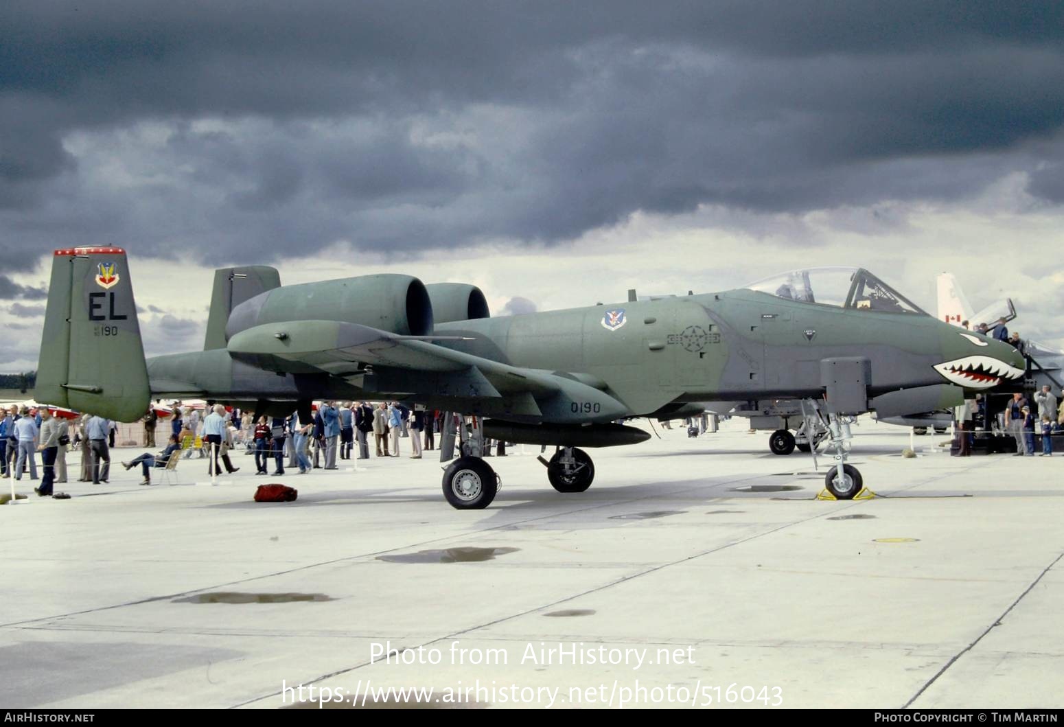 Aircraft Photo of 80-0190 / AF80-190 | Fairchild A-10A Thunderbolt II | USA - Air Force | AirHistory.net #516043