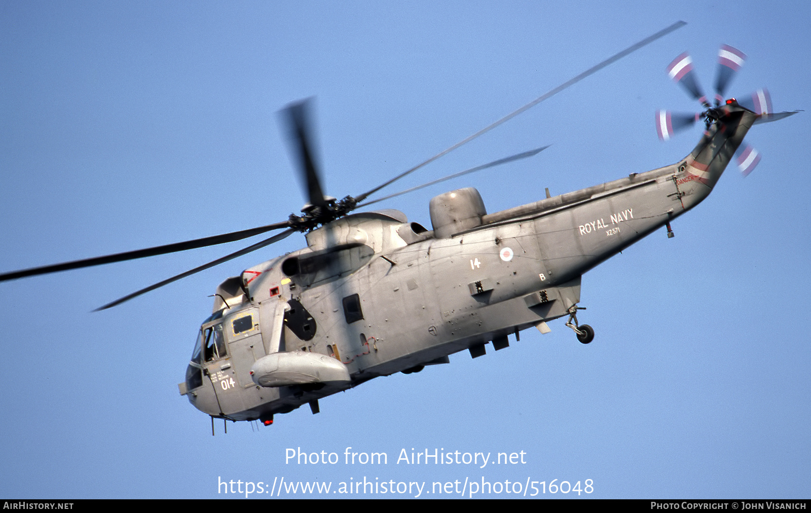 Aircraft Photo of XZ571 | Westland WS-61 Sea King HAS6 | UK - Navy | AirHistory.net #516048