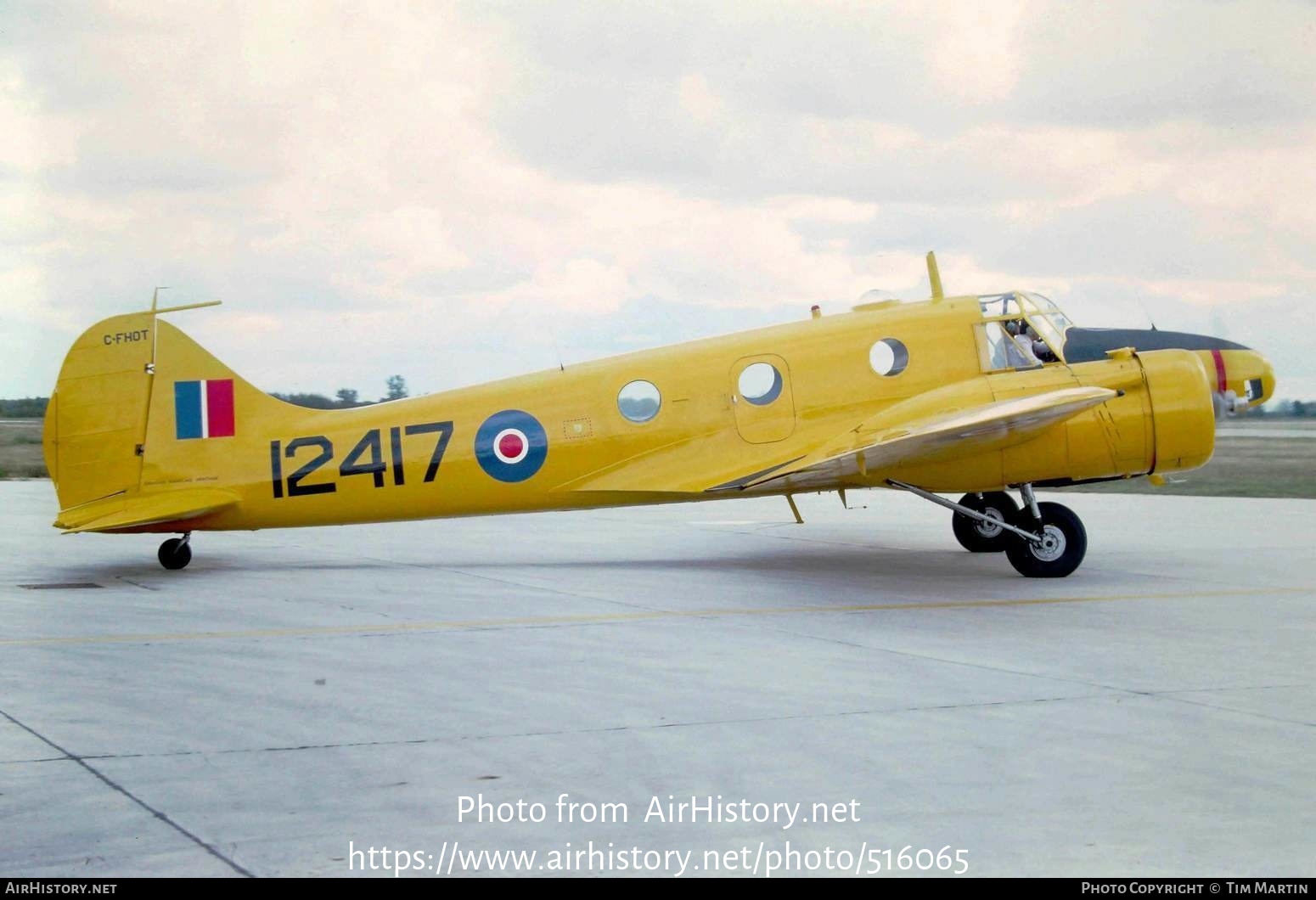 Aircraft Photo of C-FHOT / 12417 | Avro 652A Anson V | Canada - Air Force | AirHistory.net #516065