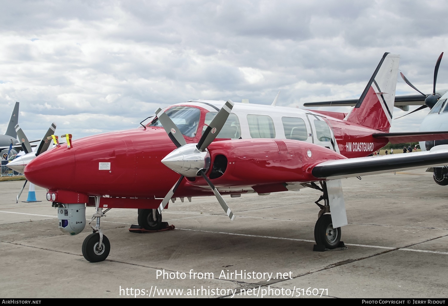 Aircraft Photo of G-SCIR | Piper PA-31-310 Navajo C/Colemill Panther Navajo | HM Coastguard | AirHistory.net #516071