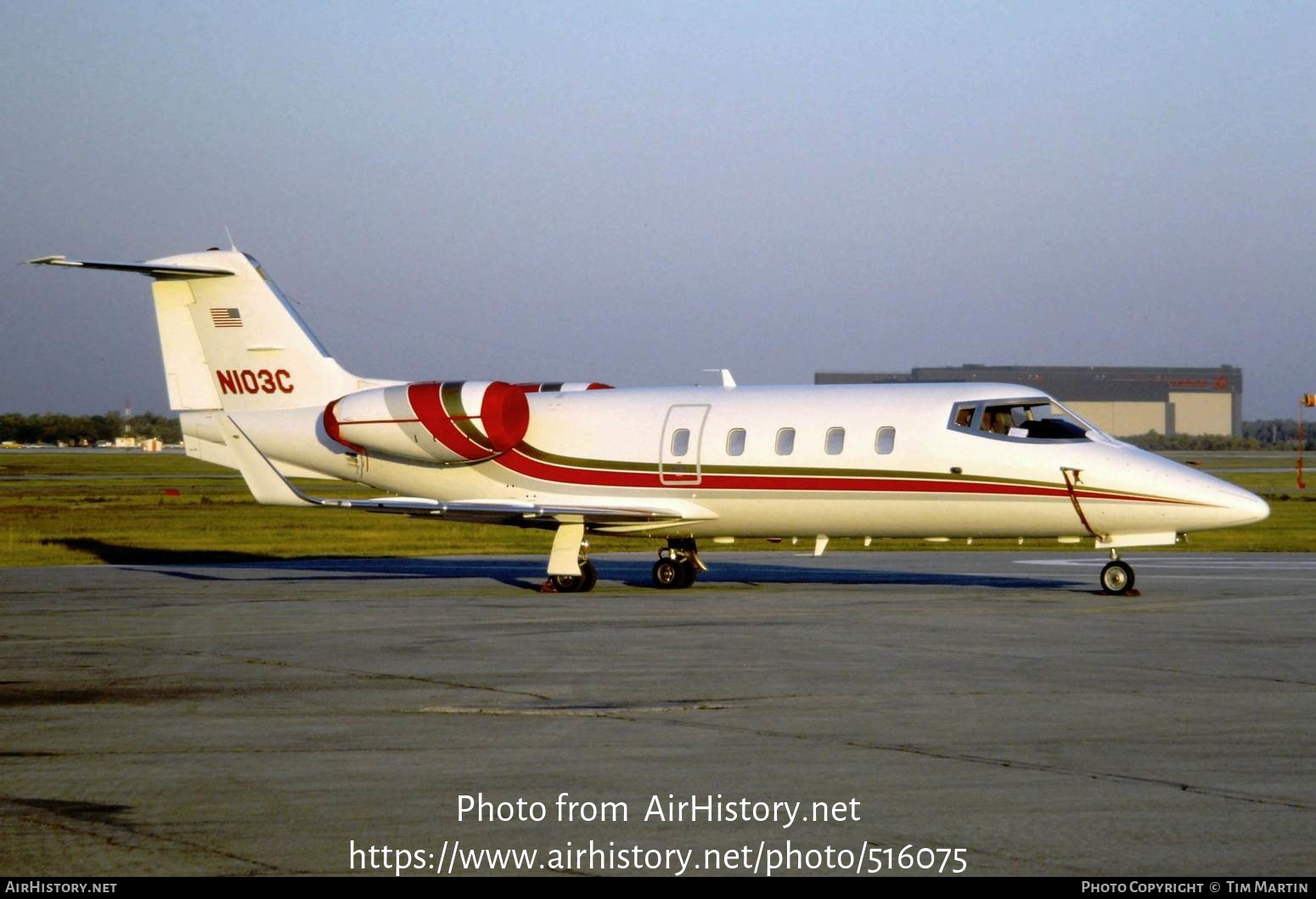 Aircraft Photo of N103C | Gates Learjet 55ER | AirHistory.net #516075