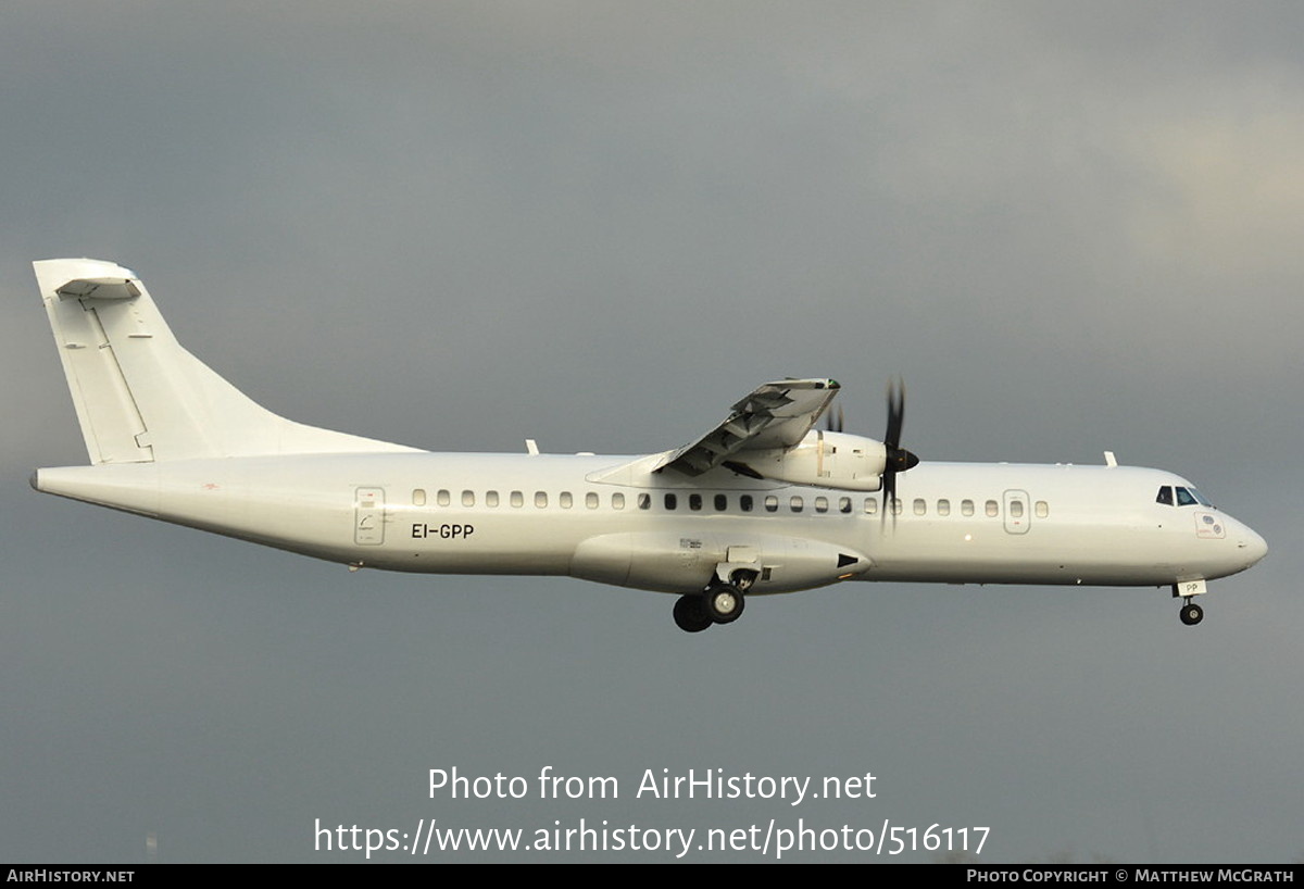 Aircraft Photo of EI-GPP | ATR ATR-72-600 (ATR-72-212A) | AirHistory.net #516117