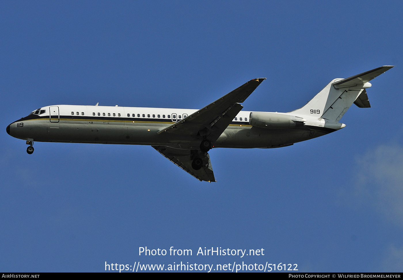 Aircraft Photo of 159119 / 9119 | McDonnell Douglas C-9B Skytrain II | USA - Navy | AirHistory.net #516122