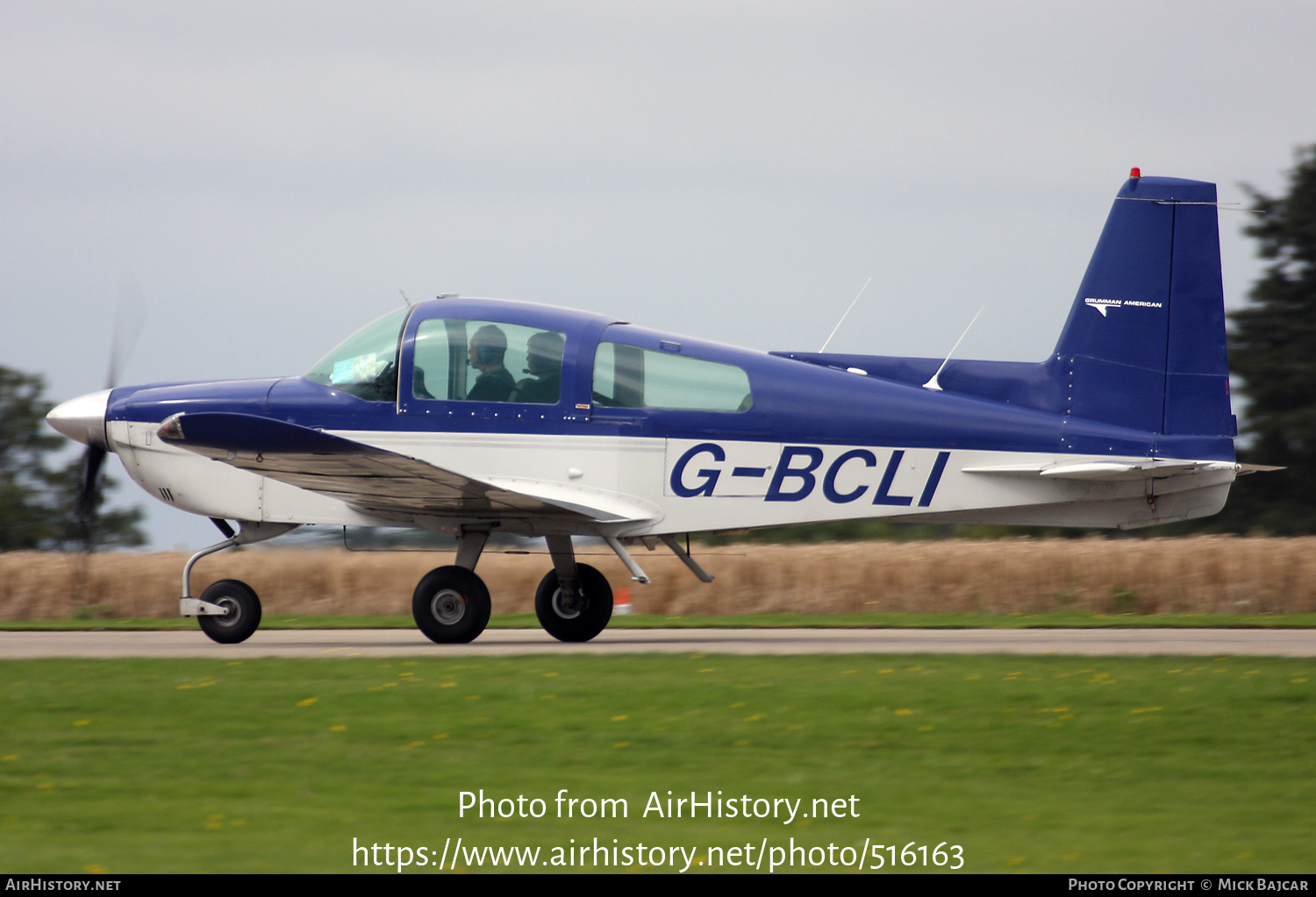 Aircraft Photo of G-BCLI | Grumman American AA-5 Traveler | AirHistory.net #516163