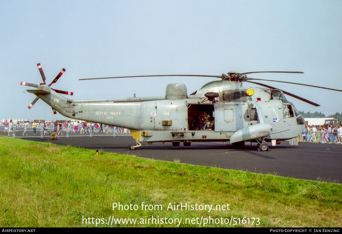 Aircraft Photo of XZ574 | Westland WS-61 Sea King HAS6 | UK - Navy | AirHistory.net #516173