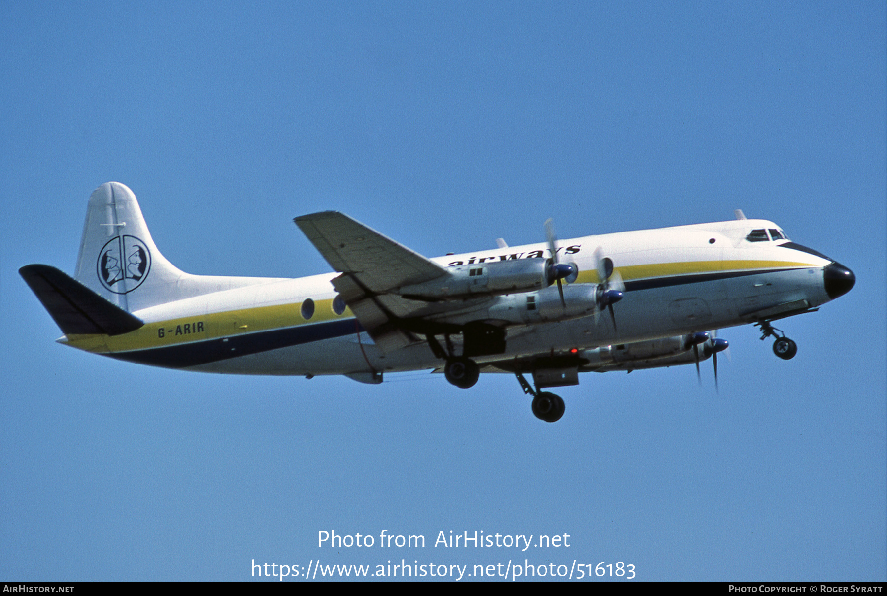 Aircraft Photo of G-ARIR | Vickers 708 Viscount | Janus Airways | AirHistory.net #516183