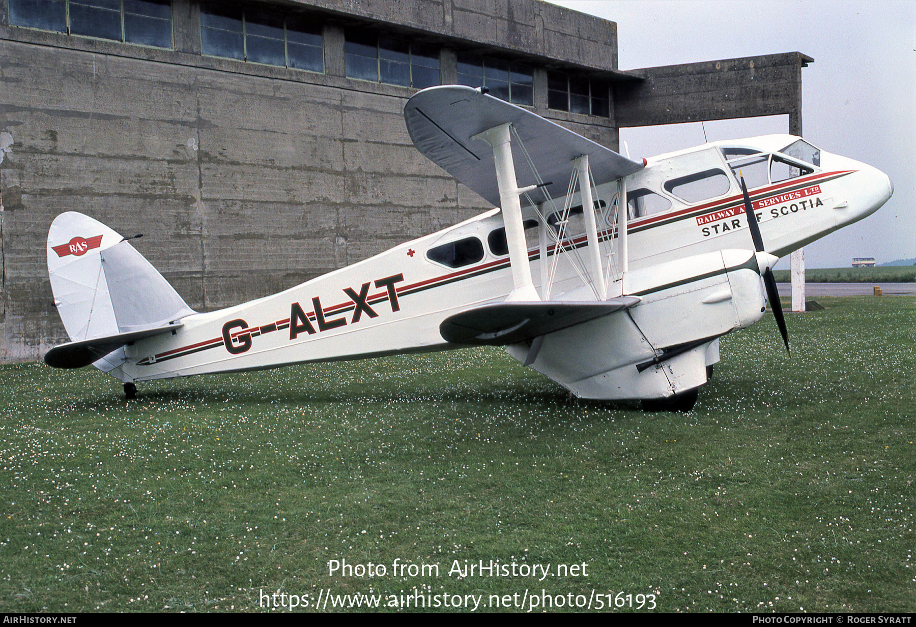 Aircraft Photo of G-ALXT | De Havilland D.H. 89A Dragon Rapide | Railway Air Services | AirHistory.net #516193