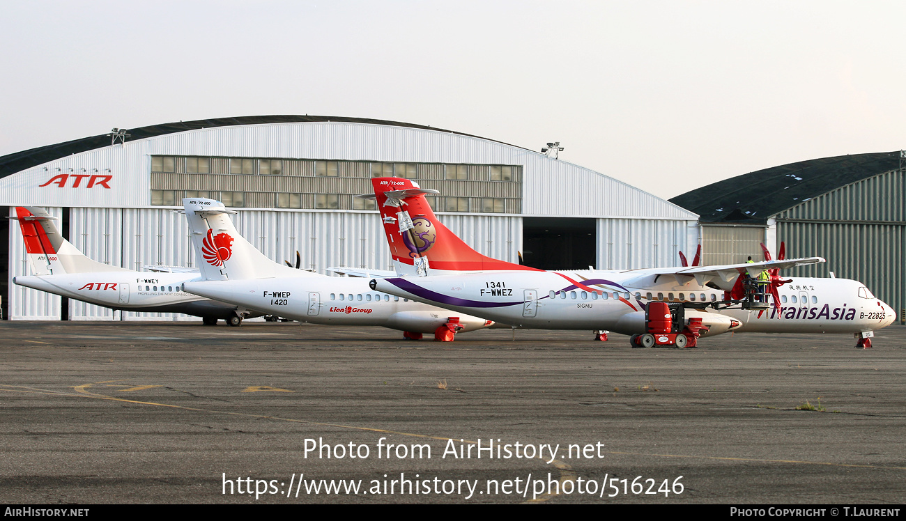 Aircraft Photo of F-WWEZ | ATR ATR-72-600 (ATR-72-212A) | TransAsia Airways | AirHistory.net #516246