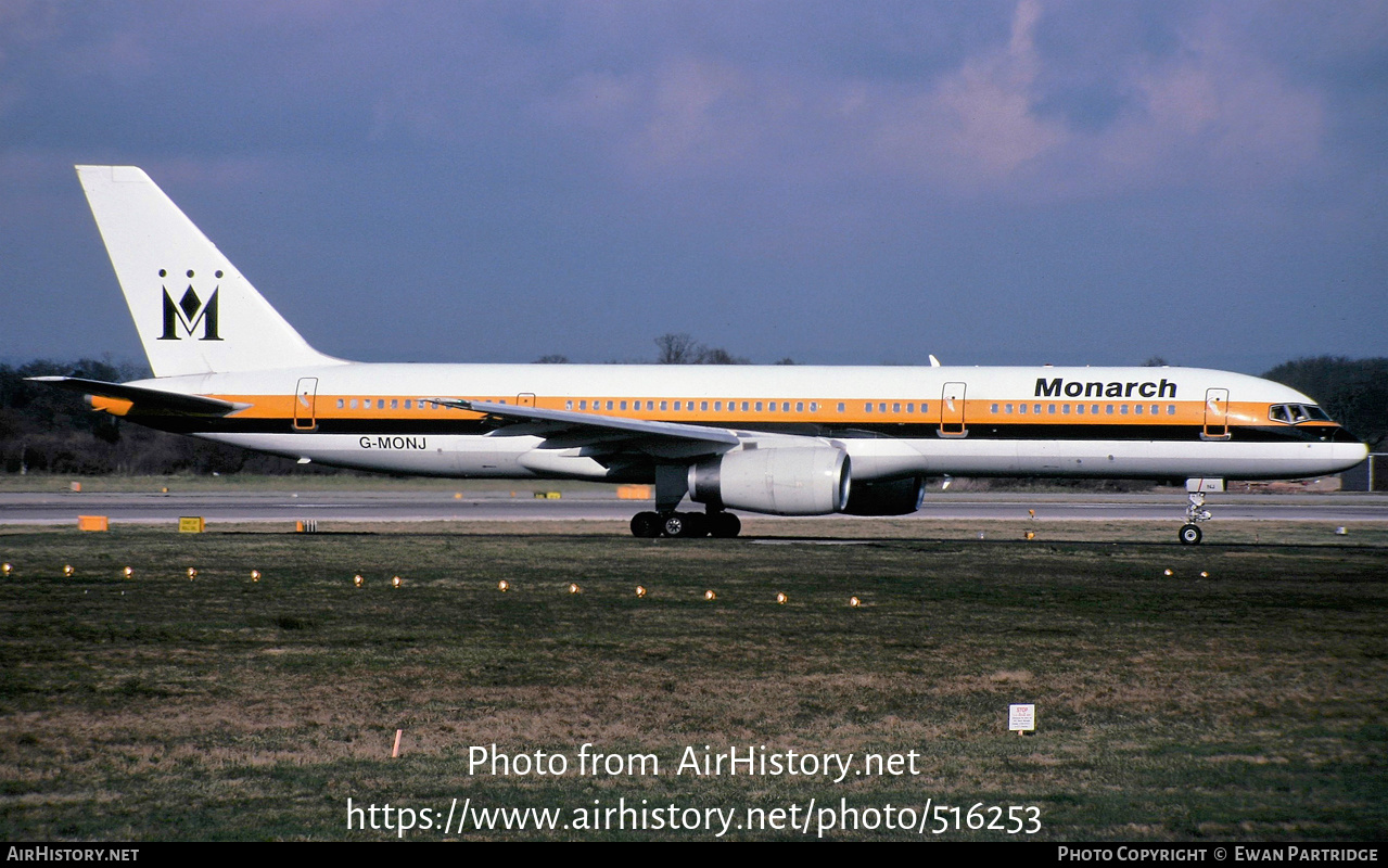 Aircraft Photo of G-MONJ | Boeing 757-2T7 | Monarch Airlines | AirHistory.net #516253