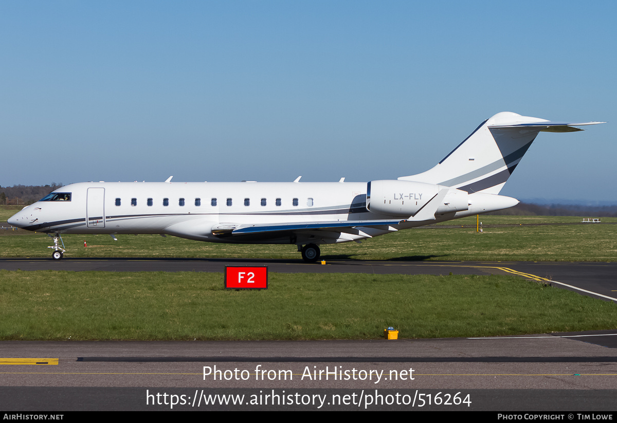 Aircraft Photo of LX-FLY | Bombardier Global 6500 (BD-700-1A10) | AirHistory.net #516264