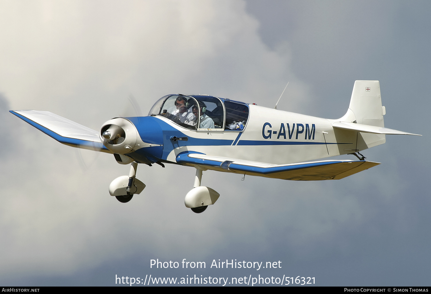 Aircraft Photo of G-AVPM | SAN Jodel D-117 | AirHistory.net #516321