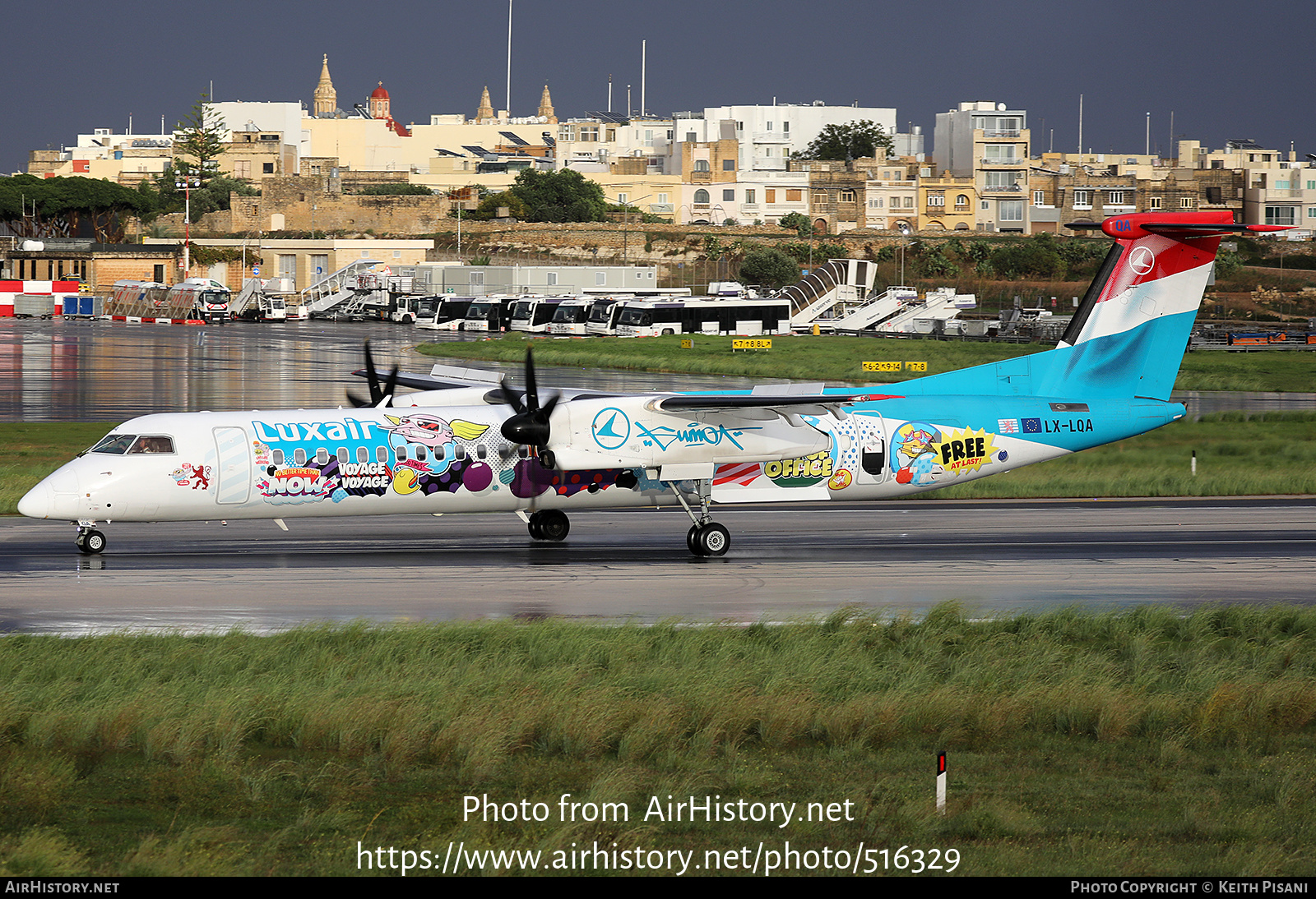 Aircraft Photo of LX-LQA | Bombardier DHC-8-402 Dash 8 | Luxair | AirHistory.net #516329