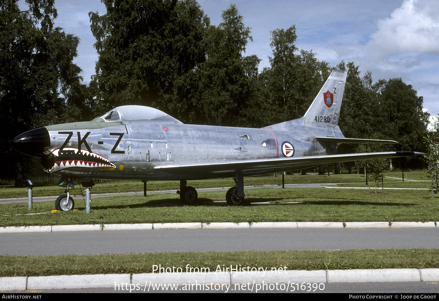 Aircraft Photo of 41290 | North American F-86K Sabre | Norway - Air Force | AirHistory.net #516390