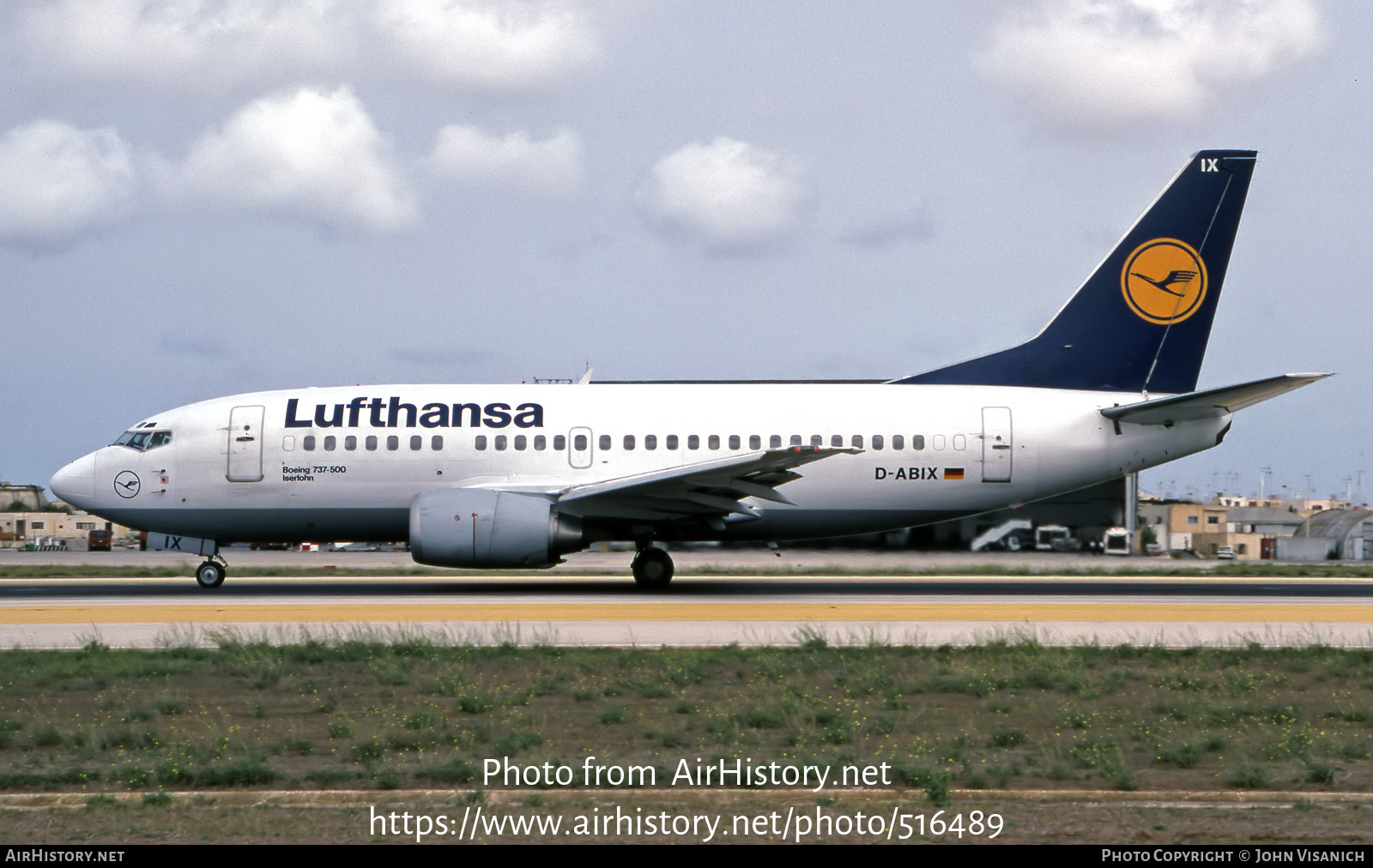 Aircraft Photo of D-ABIX | Boeing 737-530 | Lufthansa | AirHistory.net #516489