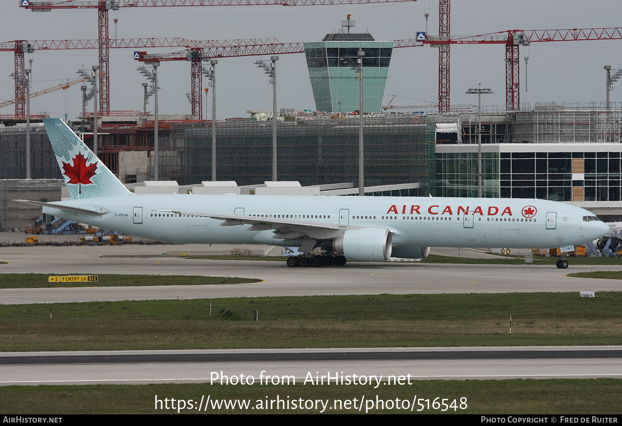 Aircraft Photo of C-FIVW | Boeing 777-333/ER | Air Canada | AirHistory.net #516548