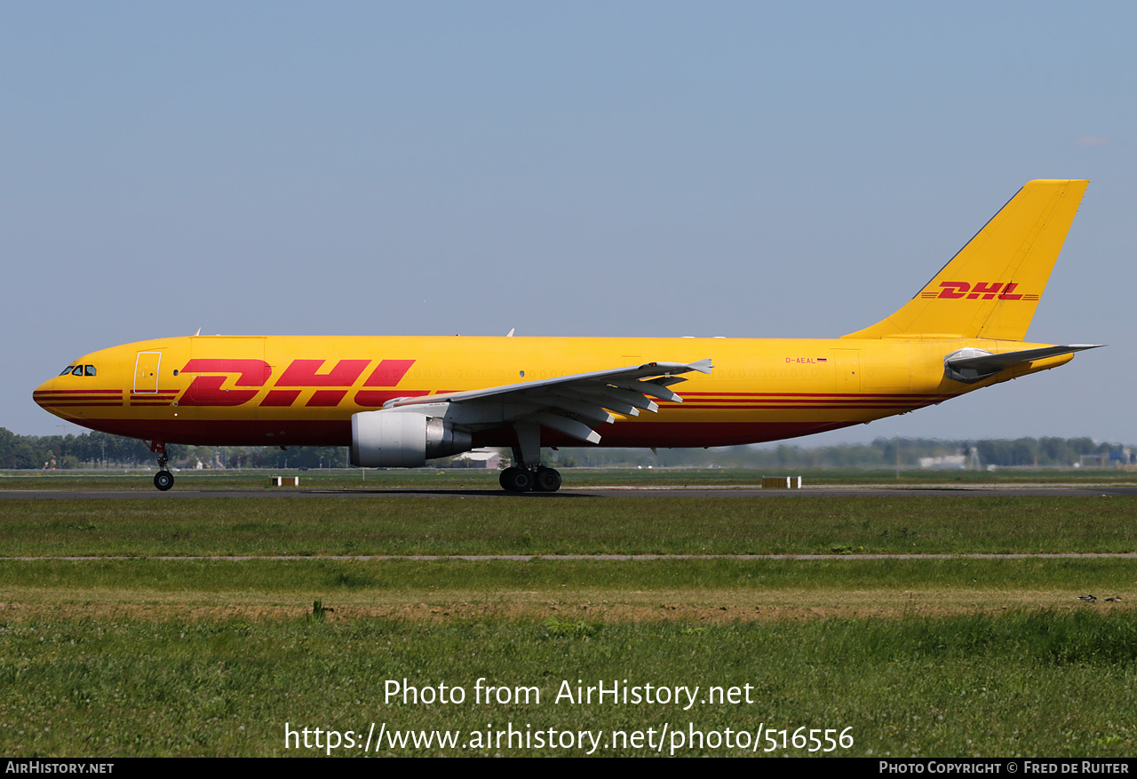 Aircraft Photo of D-AEAL | Airbus A300B4-622R(F) | DHL International | AirHistory.net #516556